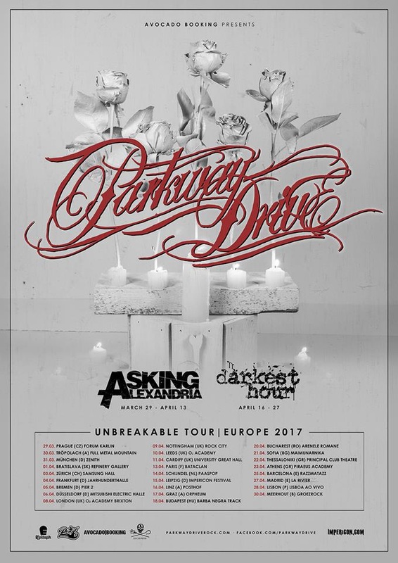 Parkway Drive Announce 2022 EU/UK Arena Tour 