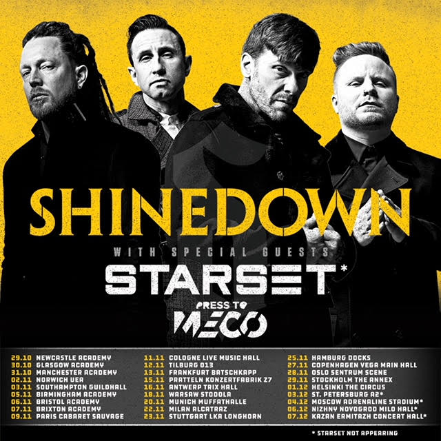 Shinedown Just Announced A Big New Tour Strife Mag