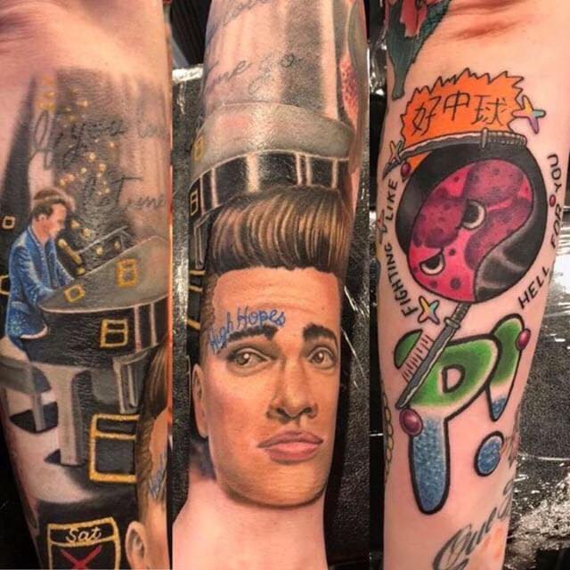 Escape Through Music Tattoo Edition Panic At The Disco  Strife Mag